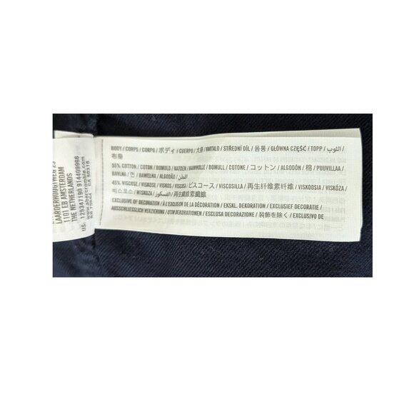 ✨Abercrombie & Fitch Navy Paisley Button-Down Shirt Men’s Size S EUC - Picture 6 of 6